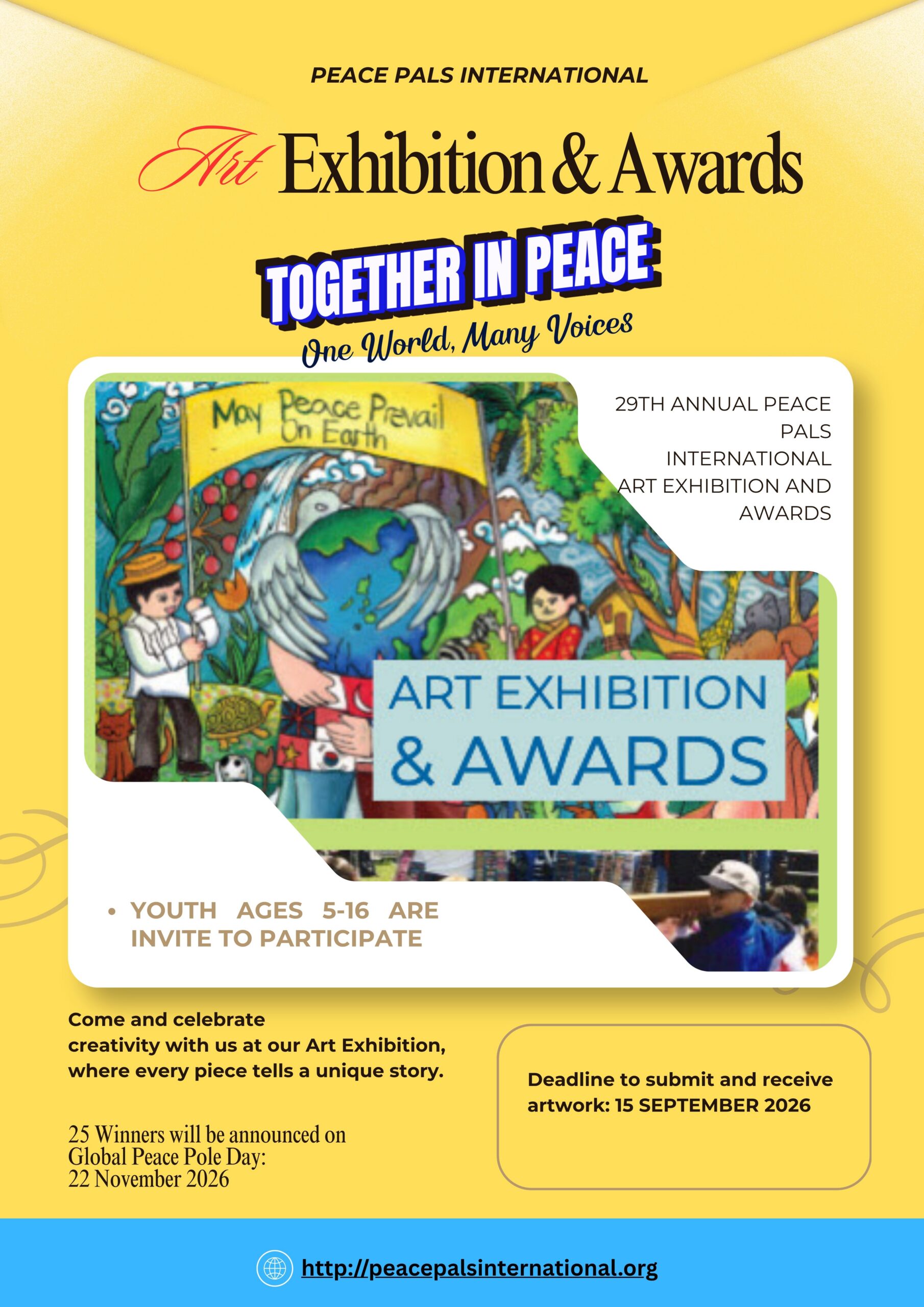 Peace Pals International Art Exhibition & Awards 2026